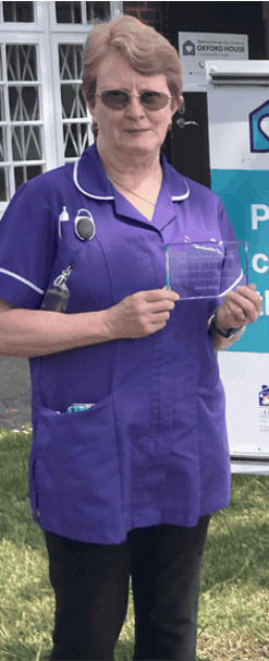 Alison With Award